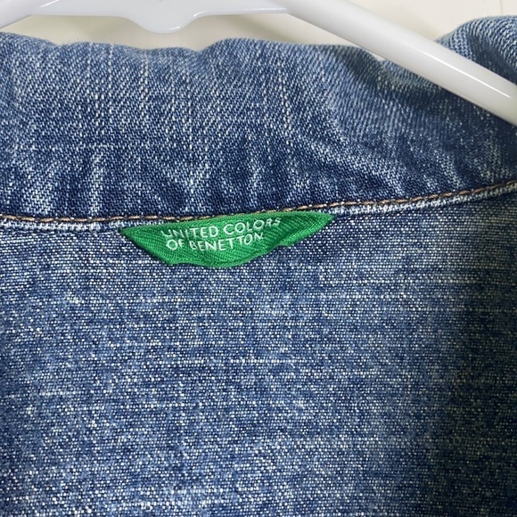 United Colors of Benetton - Jean Bomber Jacket XS - Picture 6 of 10